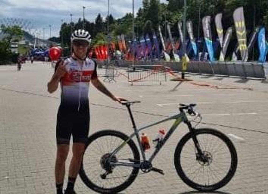 Kamil Kuszmider ze srebrem w czasie MTB Gdynia Maraton