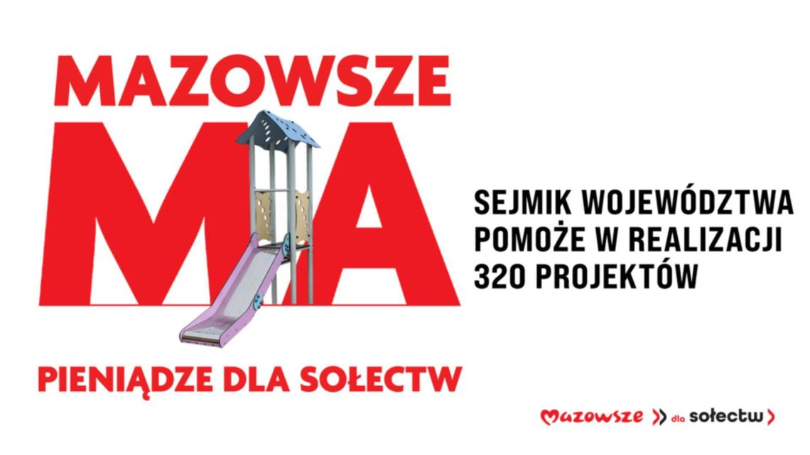 Kilkanaście projektów sołeckich z pow. płońskiego z dofinansowaniem