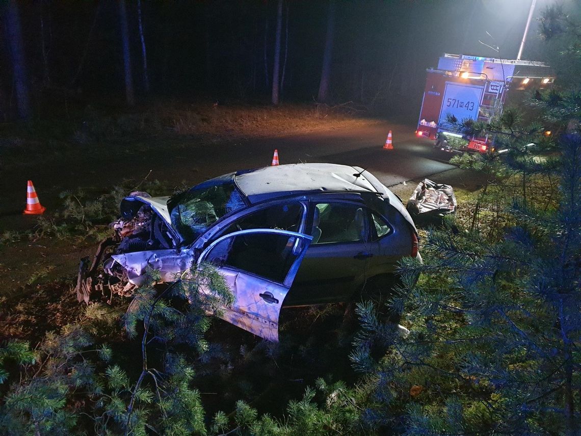 Kolejna śmiertelna ofiara na drogach powiatu płońskiego. Nie żyje 21-latek