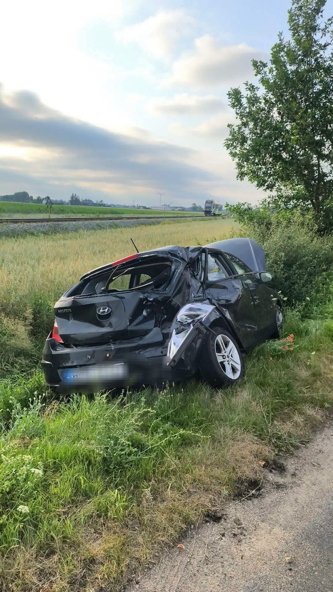 Kolejne zdarzenie na niestrzeżonym przejeździe kolejowym w Kaczorowach