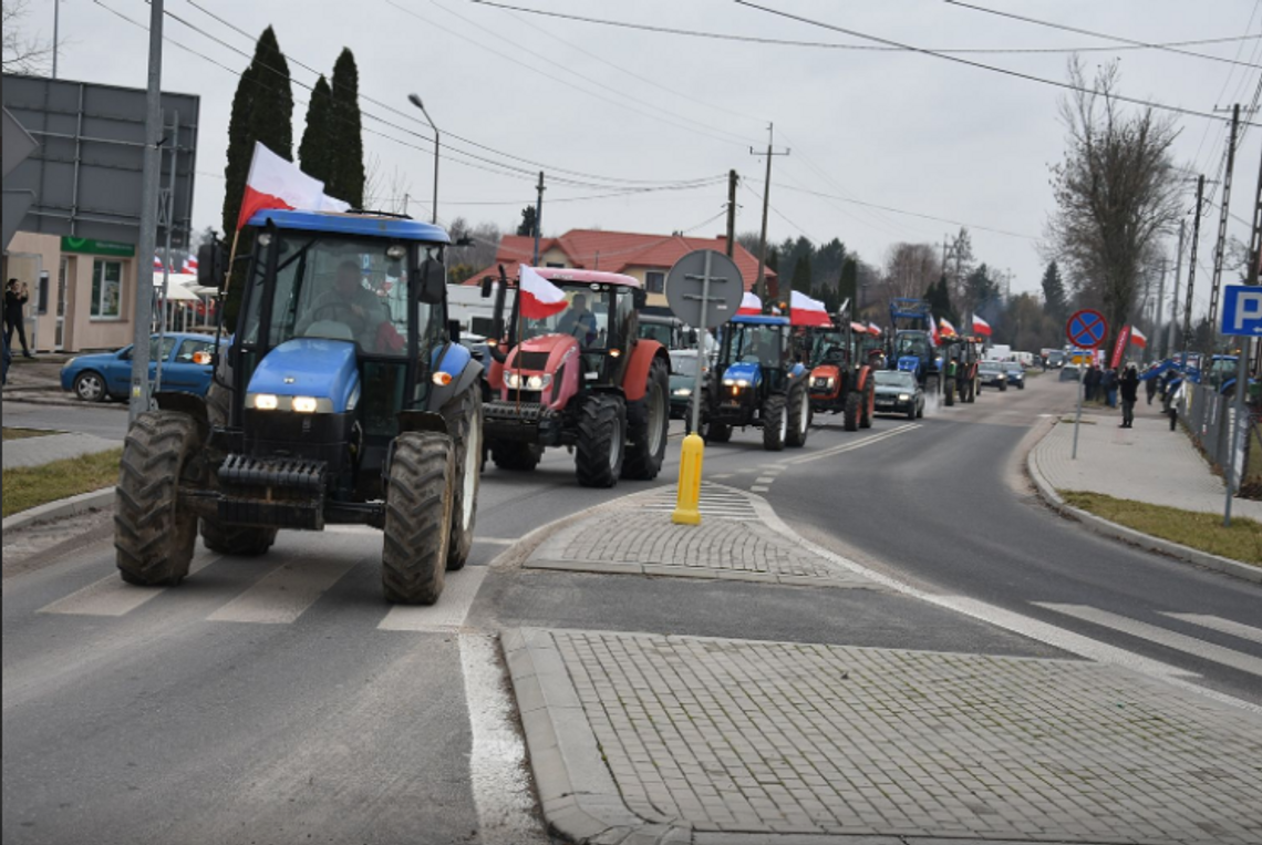 Kolejny protest rolników w gminie Czerwińsk nad Wisłą