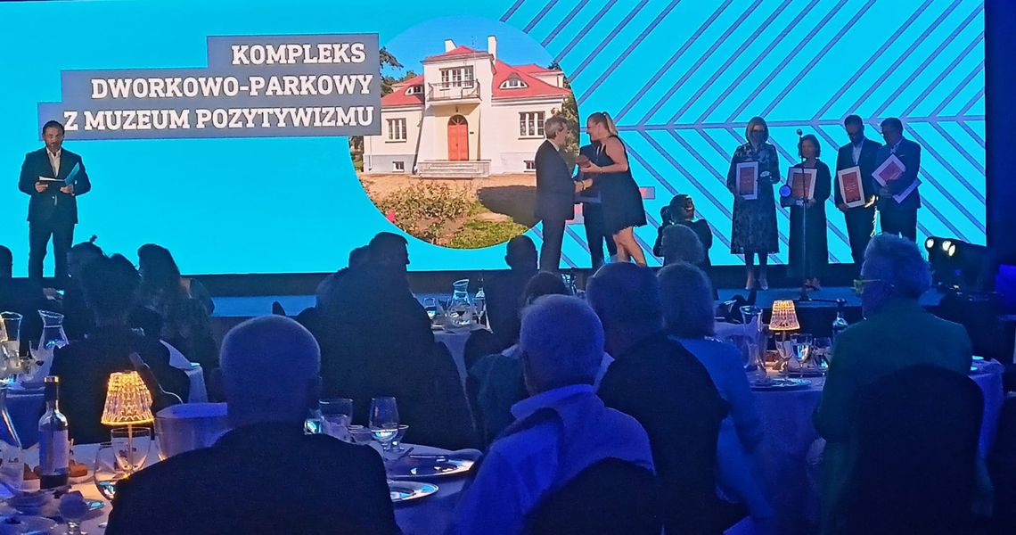 Kompleks dworkowo-parkowy z Muzeum Pozytywizmu pod Ciechanowem z tytułem "Najlepszy Produkt Turystyczny Województwa Mazowieckiego 2023"