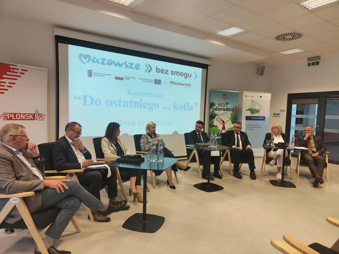 Konferencja dotycząca smogu i płońskich kopciuchów