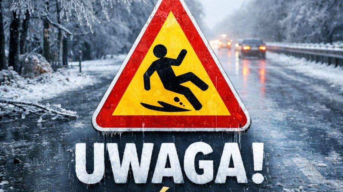 Marznący deszcz w regionie. Policja apeluje o ostrożność na drogach