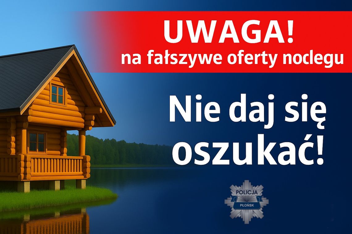 Miał być wypoczynek w domku na Mazurach ale ogłoszenie było fałszywe. 36-latek stracił 540 zł
