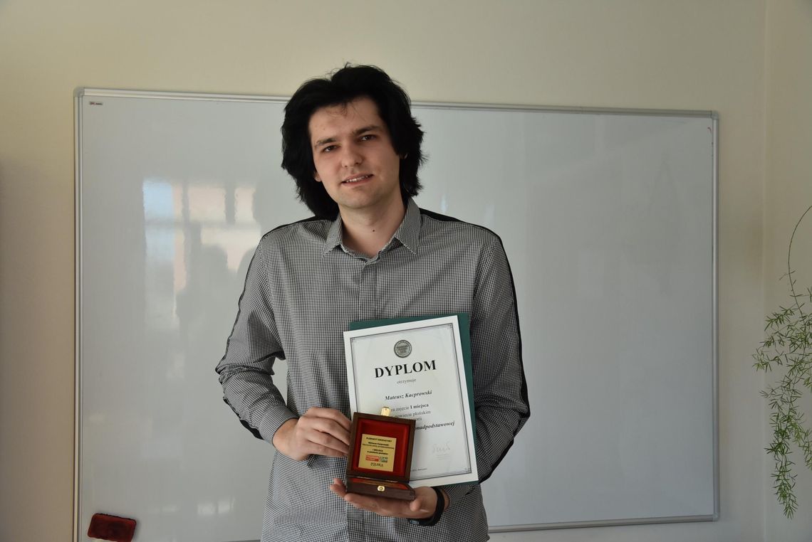 Nauczyciel I LO najlepszy w powiecie płońskim