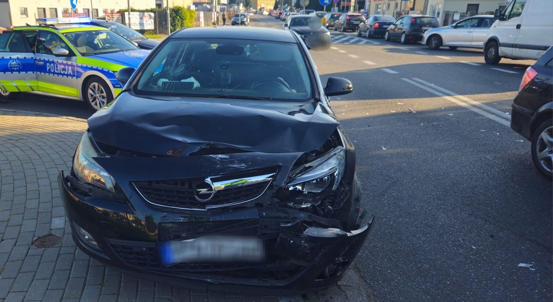 Nietrzeźwy kierowca spowodował kolizję na ul. Targowej w Płońsku