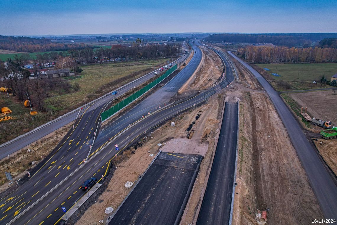 Nowa organizacja ruchu na S7 pomiędzy Załuskami i Zakroczymiem