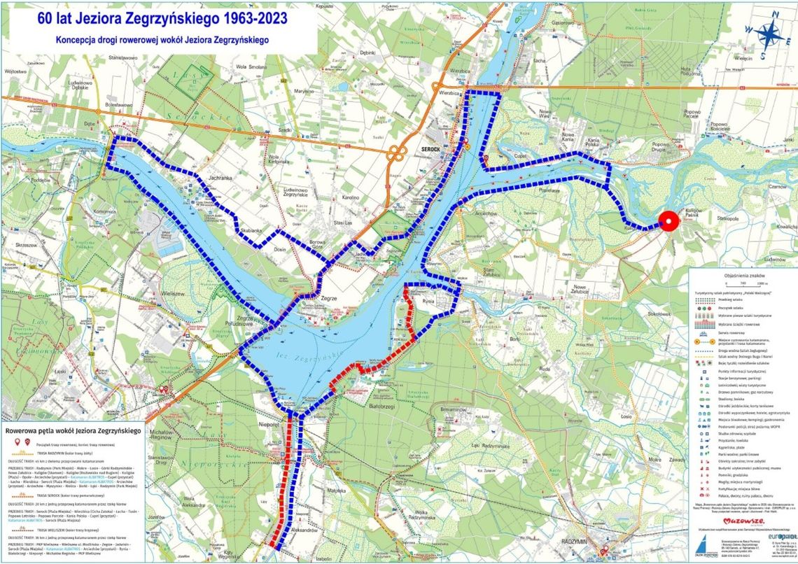 Nowa ścieżka wokół Zalewu Zegrzyńskiego. Alternatywa dla rowerzystów z regionu