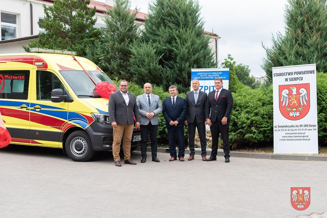 Nowy ambulans trafił do Sierpca 