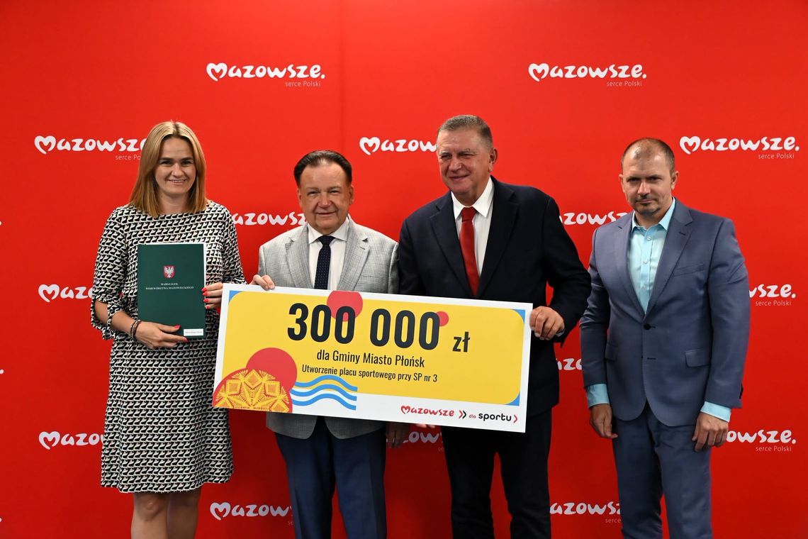Nowy plac sportowy przy SP3 w Płońsku ze wsparciem Samorządu Województwa Mazowieckiego Nowy plac sportowy przy SP3 w Płońsku ze wsparciem Samorządu Województwa Mazowieckiego