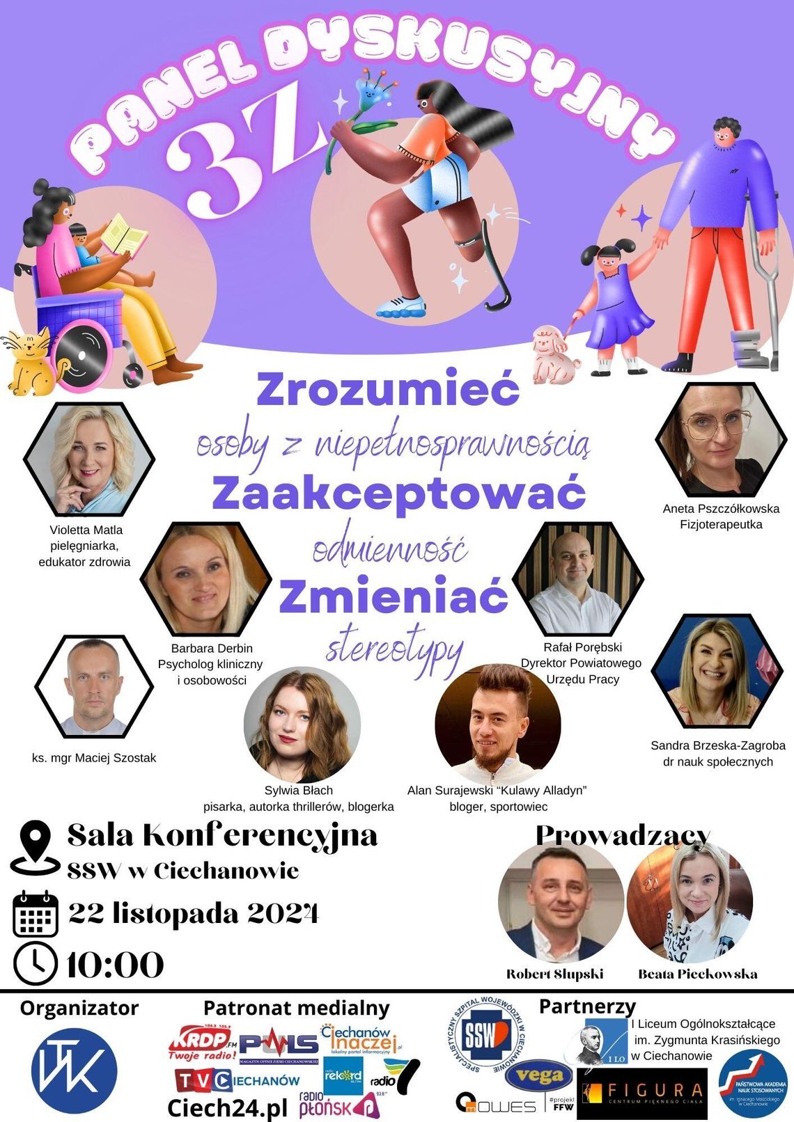 O zrozumieniu, akceptacji i zmianie stereotypów. Przed nami panel poświęcony niepełnosprawności