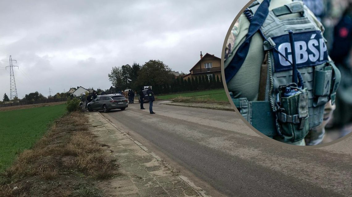 "Obezwładniono i zatrzymano osoby...". Akcja CBŚP w Płońsku