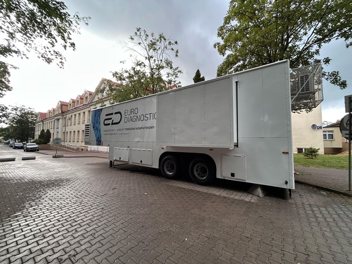 Od lipca mają wrócić badania przy użyciu tomografu w budynku płońskiego szpitala
