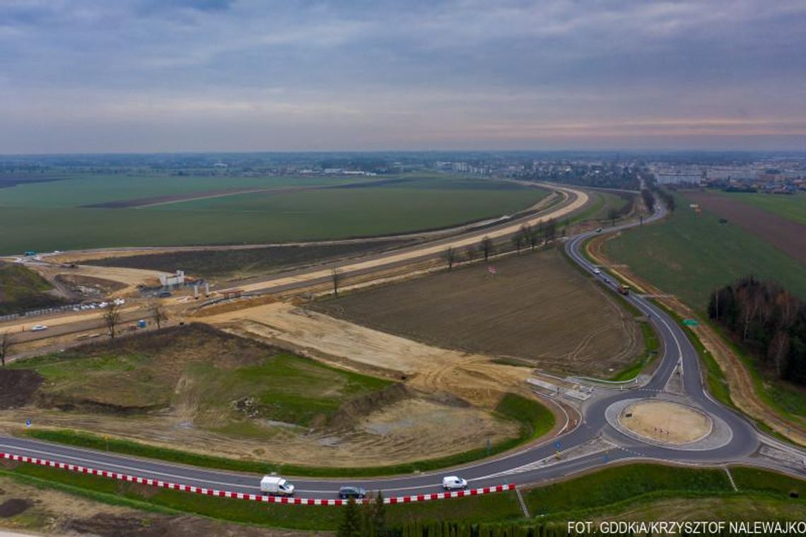 Odcinek Pieńki-Płońsk nowej "siódemki" gotowy w ponad 50%