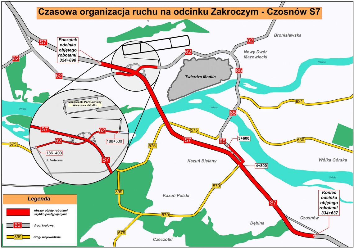Ograniczenia prędkości w trakcie prac badania nawierzchni 