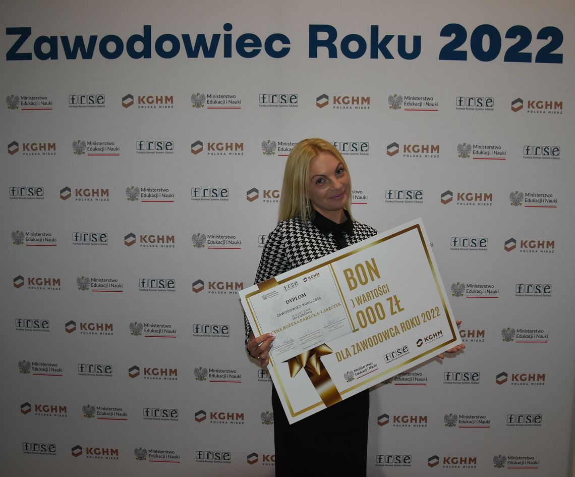 Oświatowy sen Lucyny cały czas trwa. Nauczycielka Zawodowcem Roku 2022