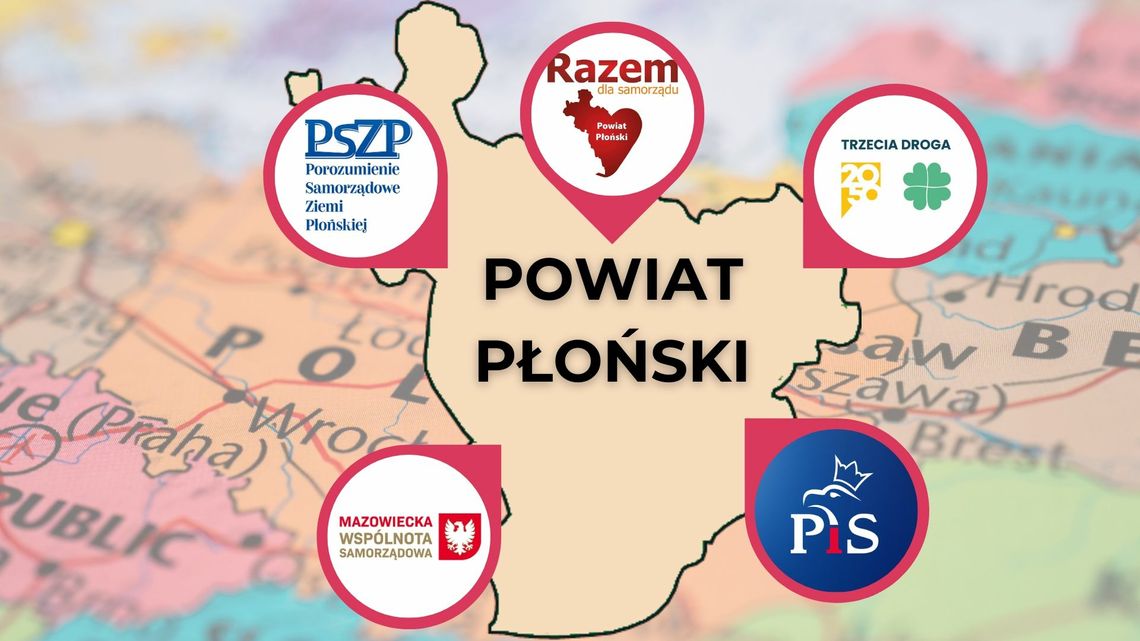 Pięć komitetów do powiatu, tyle samo do miasta