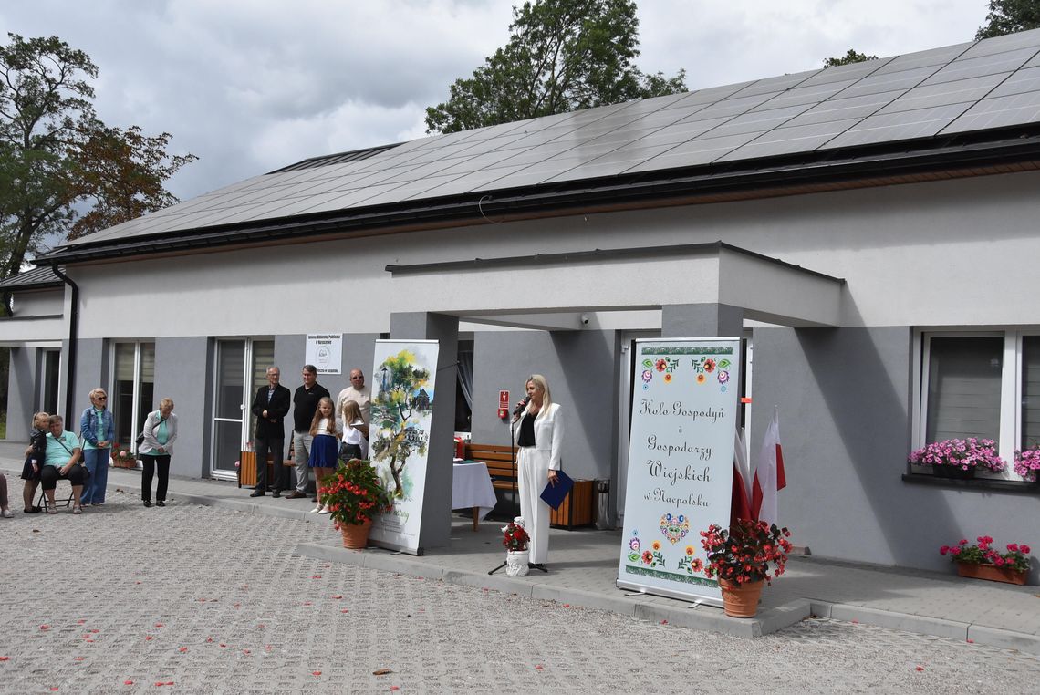 Piękny obiekt w Nacpolsku. Świetlica oddana do użytku