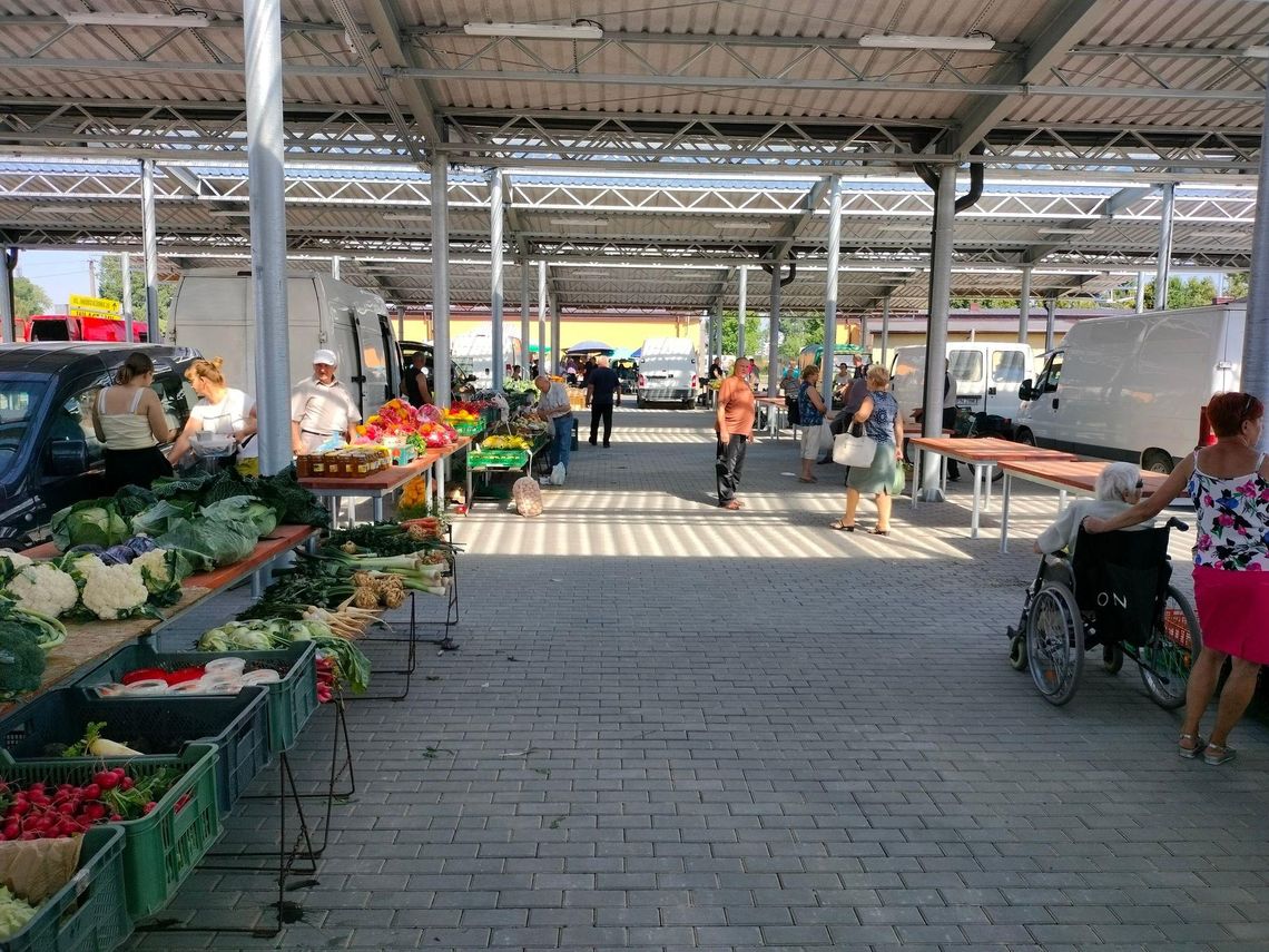 Pierwszy dzień handlowy na wyremontowanym targowisku w Płońsku Pierwszy dzień handlowy na wyremontowanym targowisku w Płońsku