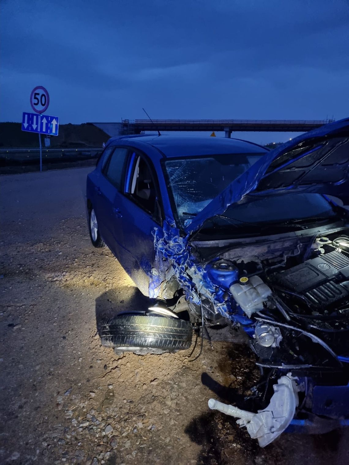 Pijany spowodował kolizję na S7. Zderzyły się trzy samochody