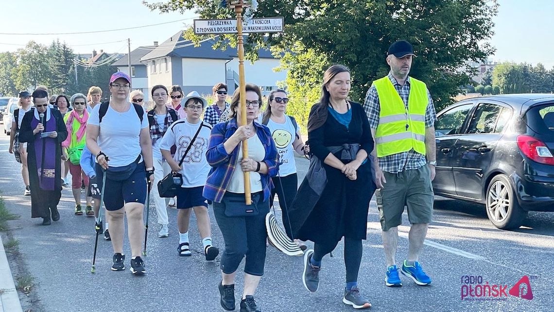 Płońscy pątnicy wyruszyli po raz 33. w pieszej pielgrzymce do Sierpca