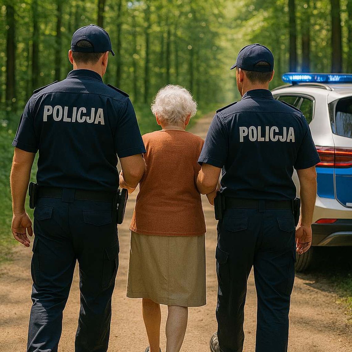 Płońscy patrolowcy odnaleźli 75-latkę z gminy Naruszewo