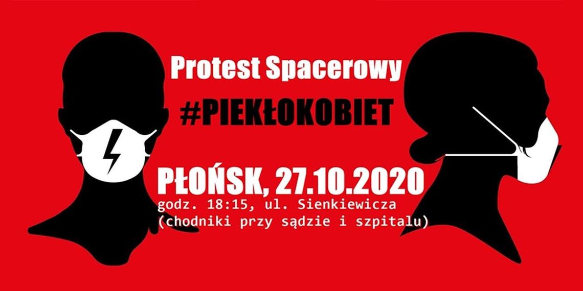 Płońszczanie również przemaszerują w proteście 