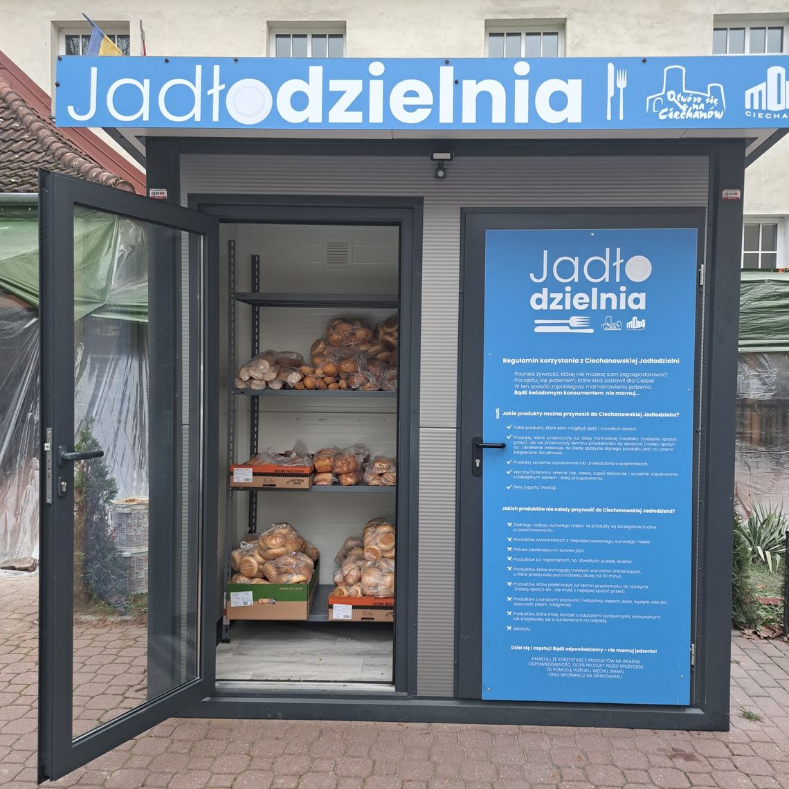 Podziel się i nie wyrzucaj. Jadłodzielnie w Płońsku, Ciechanowie i Nowym Dworze stoją otwarte