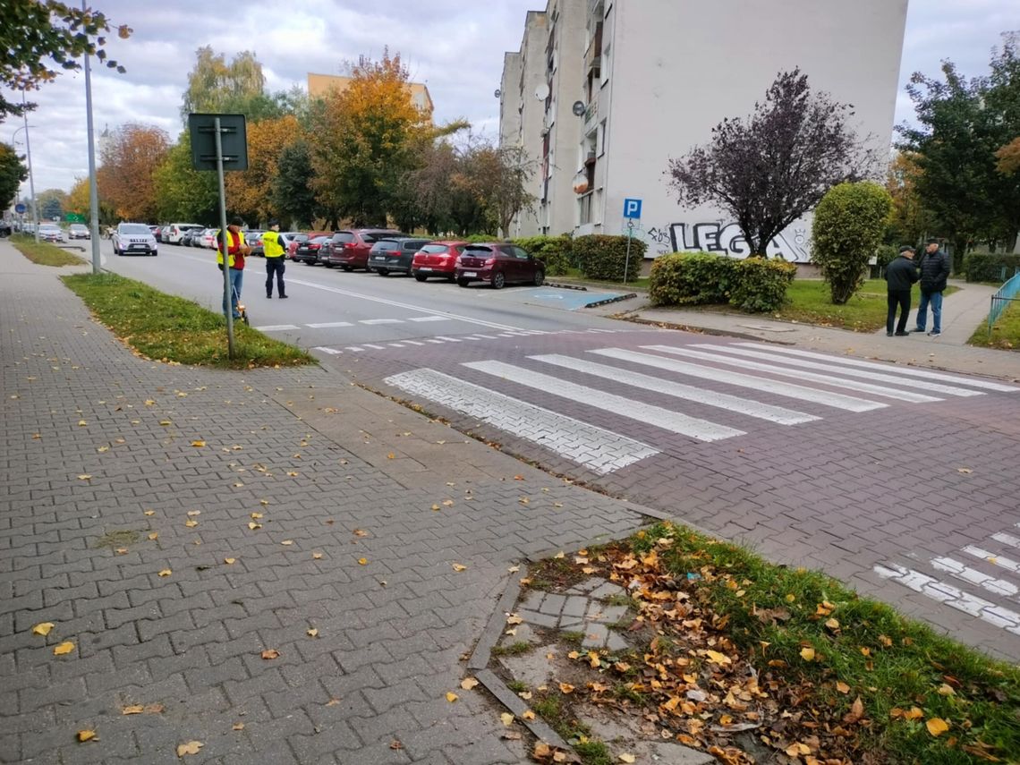 Potrącenie pieszej na ul. Młodzieżowej w Płońsku