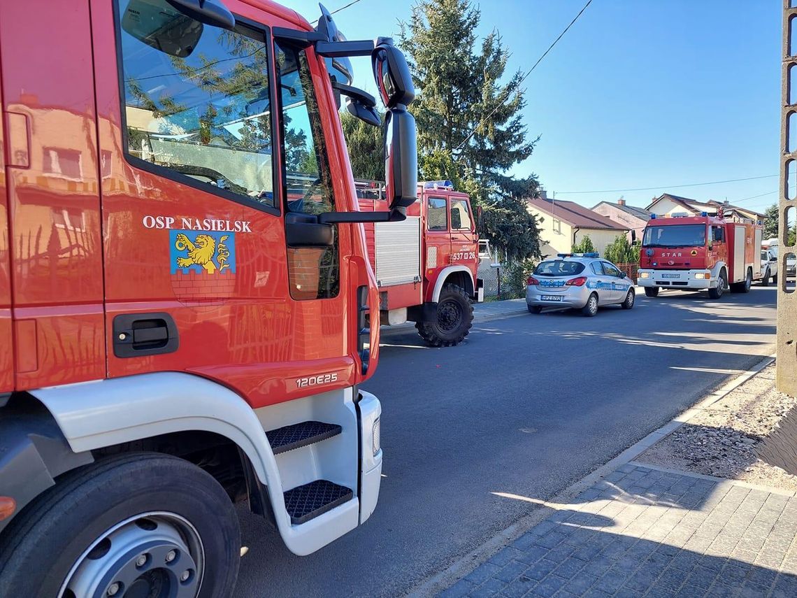 Pożar w domu jednorodzinnym w Nasielsku. Nie żyją dwie starsze osoby