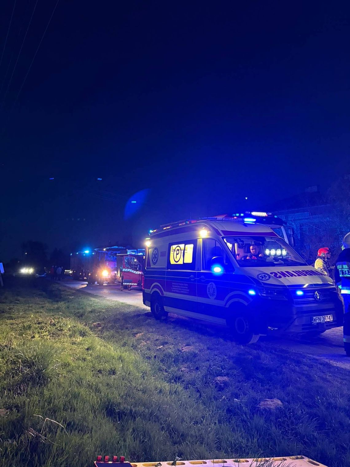 Pożar w Sosenkowie. Nie udało się uratować 22-latka