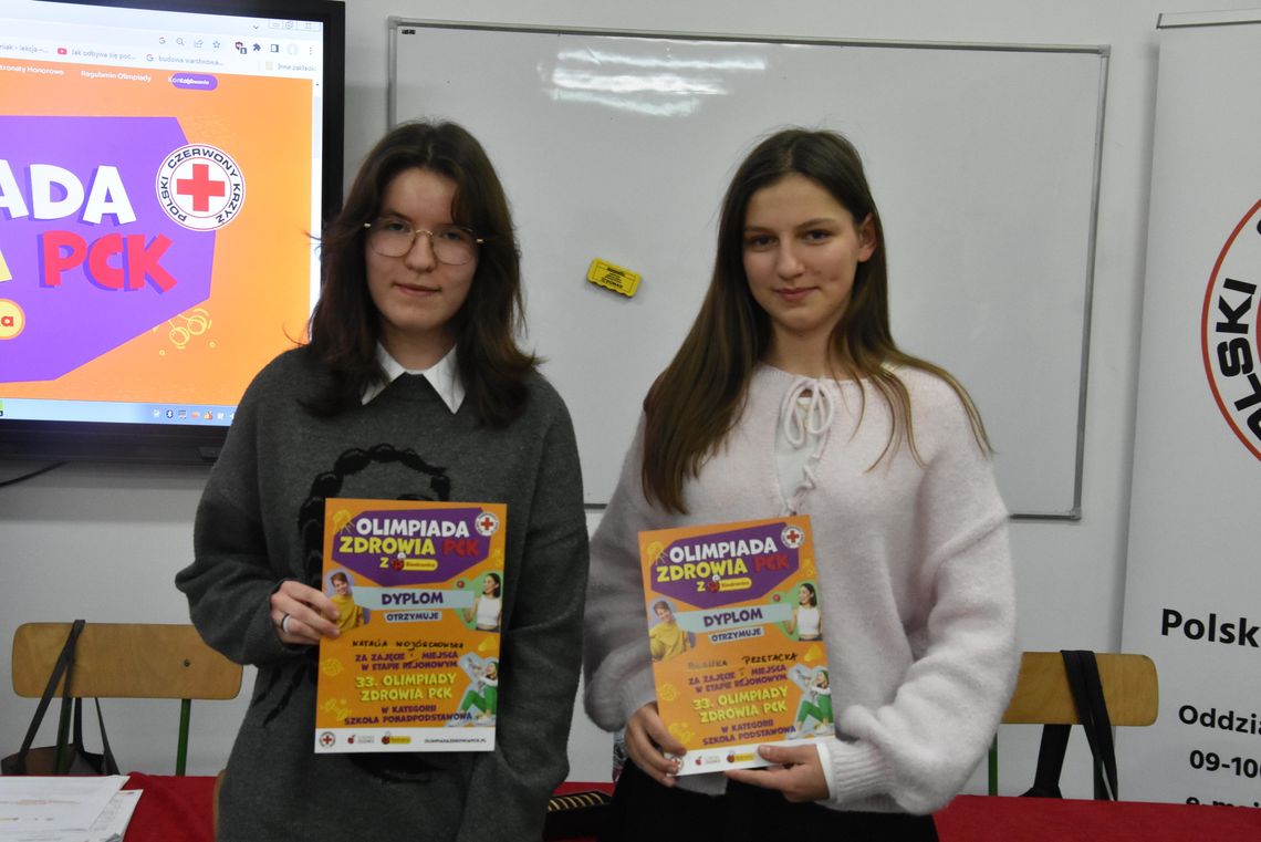 Poznaliśmy zwycięzców Olimpiady Zdrowia PCK Poznaliśmy zwycięzców Olimpiady Zdrowia PCK