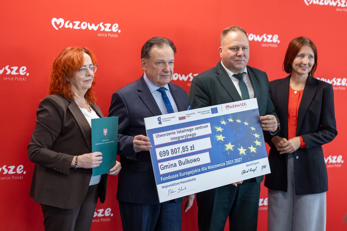 Prawie 700 tys. zł z UE dla Gminy Bulkowo. Powstanie lokalne centrum integracyjne