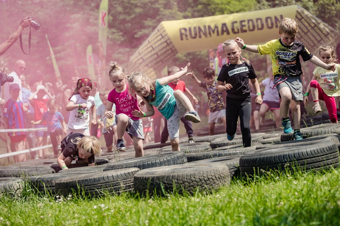 Przed nami Runmageddon Kids. Ekstremalny tor przeszkód dla dzieci stanie w rodzinnym parku pod Ciechanowem