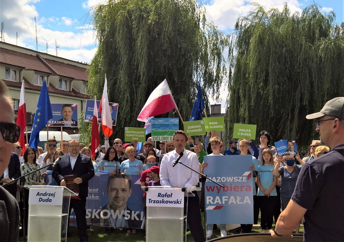 Rafał Trzaskowski w Raciążu