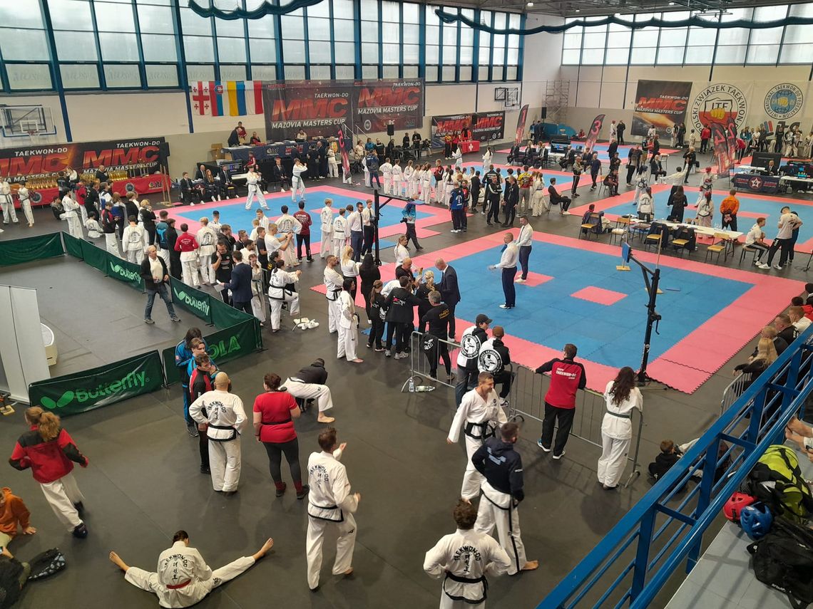 Rekordowa liczba zawodników na turnieju Taekwon-do Masters Mazovia Cup 2023 w Ciechanowie. Rywalizowało ponad 600 osób z ok. 60 klubów