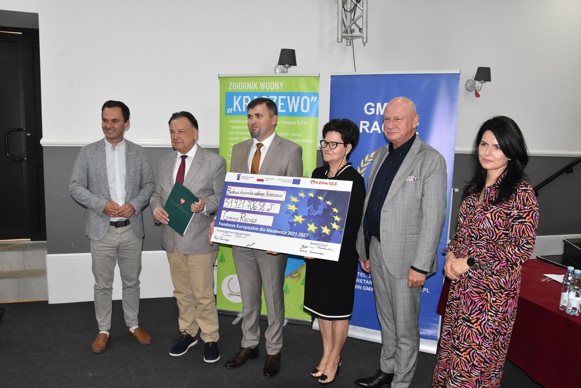Rekordowe dofinansowanie. W gminie Raciąż powstanie zbiornik wodny Kraszewo