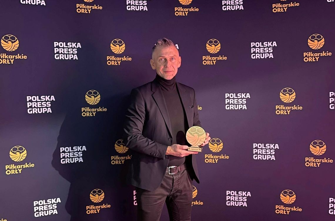Robert Jadczak odebrał nagrodę w imieniu piłkarza Legii Warszawa