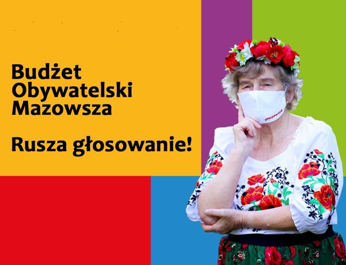 Rusza głosowanie Budżetu Obywatelskiego Mazowsza. Potrwa do połowy listopada.