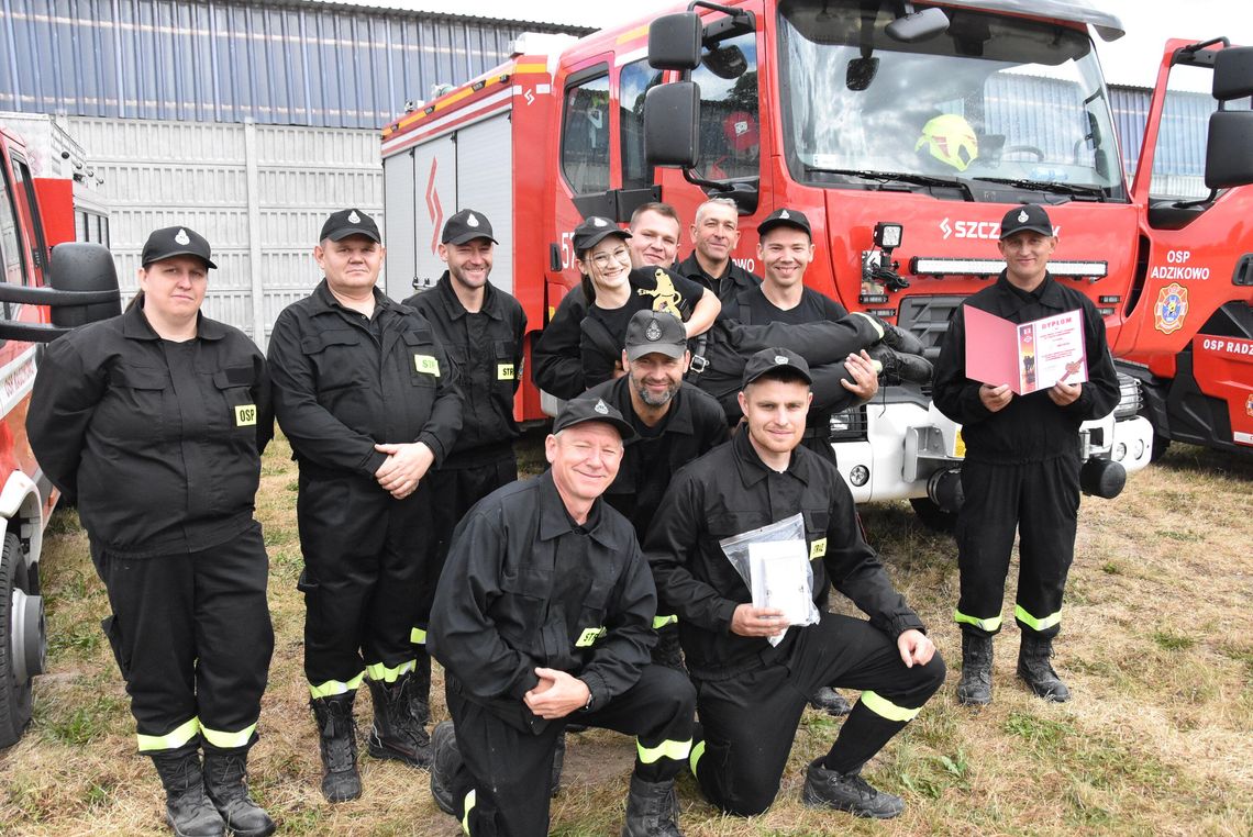 Rywalizacja strażacka w gminie Czerwińsk. Najlepsza ekipa ze Starego Radzikowa