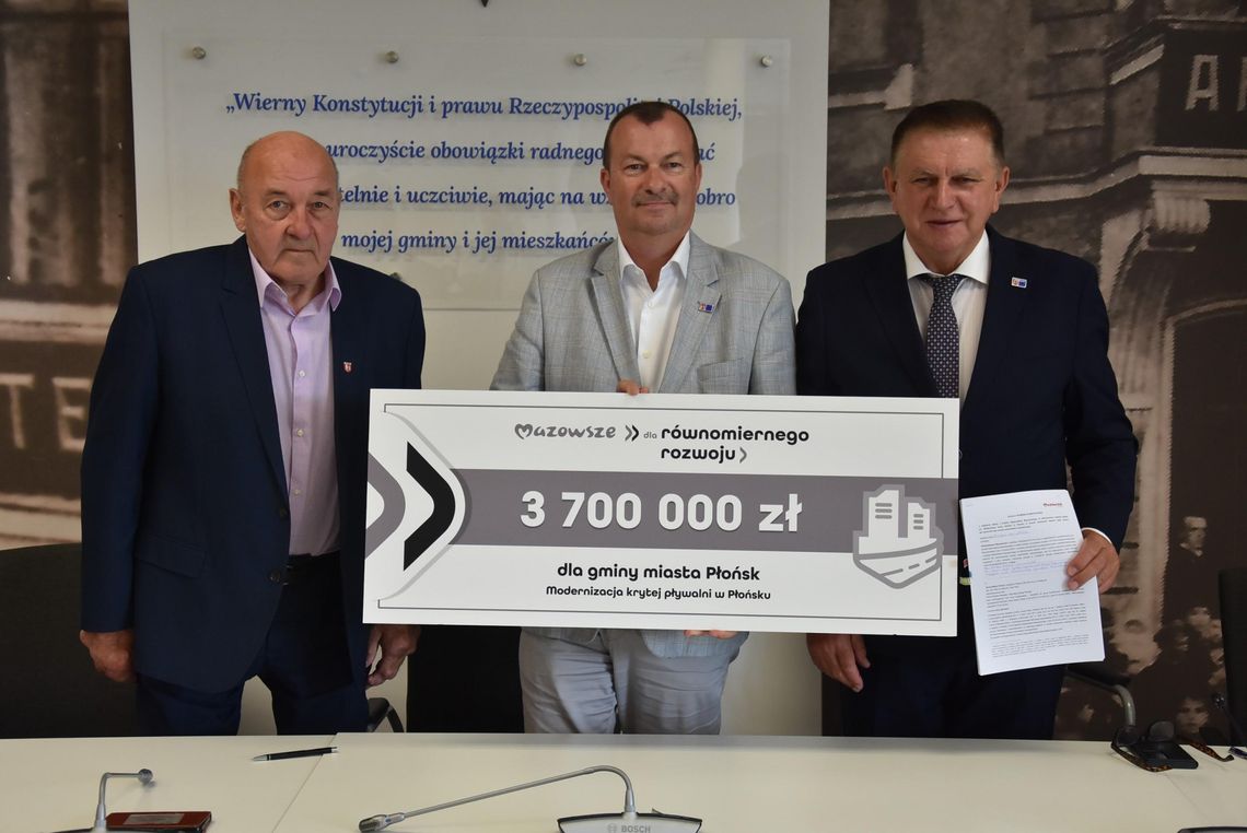 Samorząd Mazowsza dofinansował modernizację krytej pływalni w Płońsku Samorząd Mazowsza dofinansował modernizację krytej pływalni w Płońsku