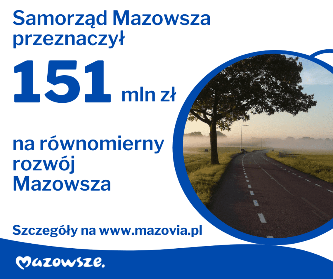 Samorząd Mazowsza wspiera lokalne inwestycje 