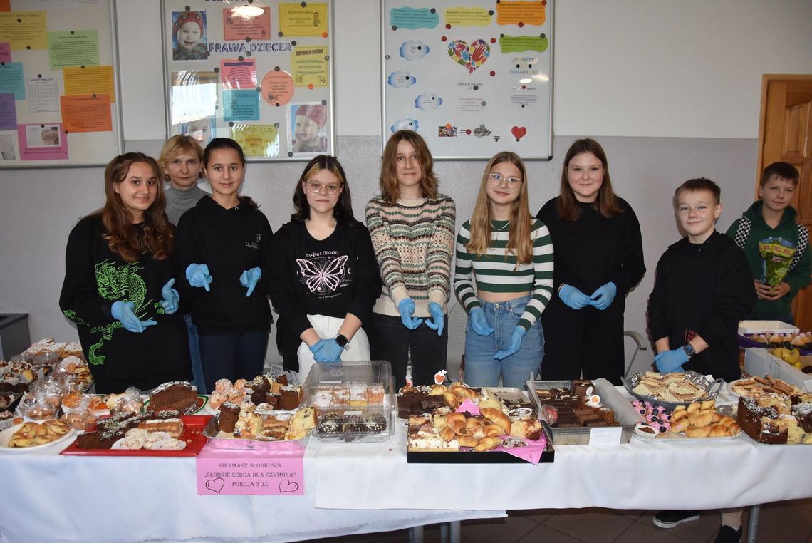 Słodkie serca dla Szymona Słodkie serca dla Szymona