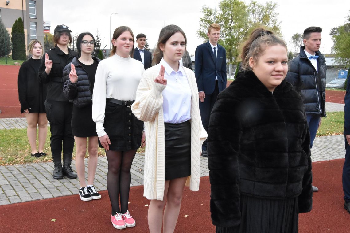 Ślubowanie w Zespole Szkół nr 1 w Płońsku Ślubowanie w Zespole Szkół nr 1 w Płońsku