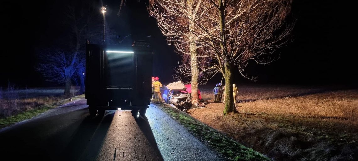 Śmiertelny wypadek w gminie Raciąż. Zginął 22-letni kierowca