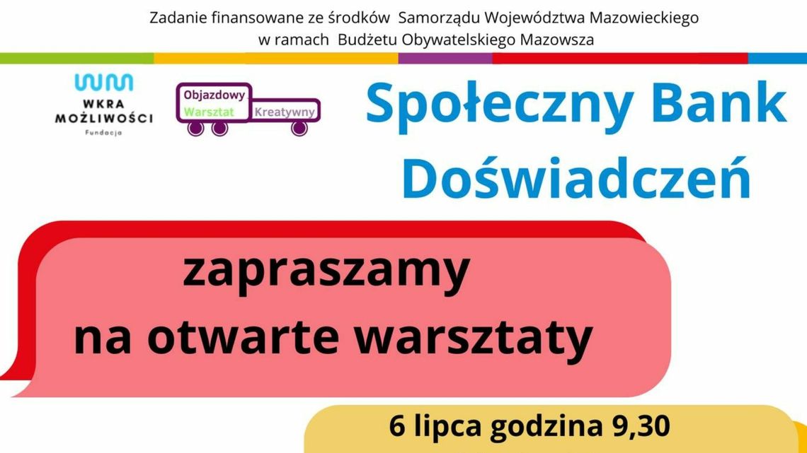 Społeczny Bank Doświadczeń fundacji "Wkra Możliwości"