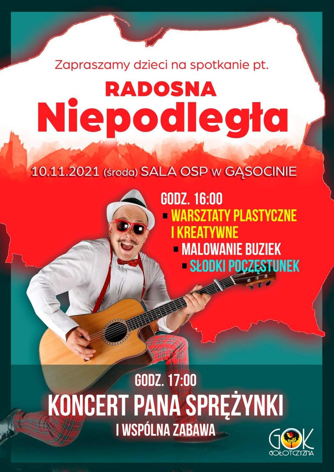 Spotkanie dla dzieci pt. Radosna niepodległa 