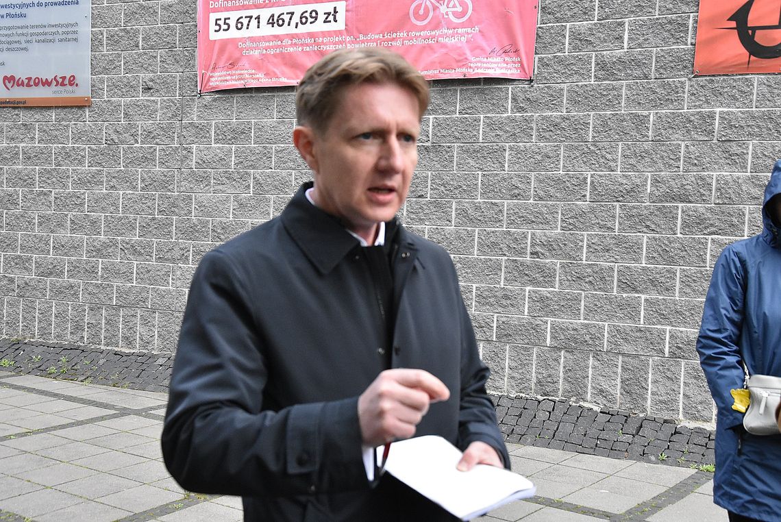 Spotkanie z Arturem Bartoszewiczem - kandydatem na Prezydenta RP w Płońsku