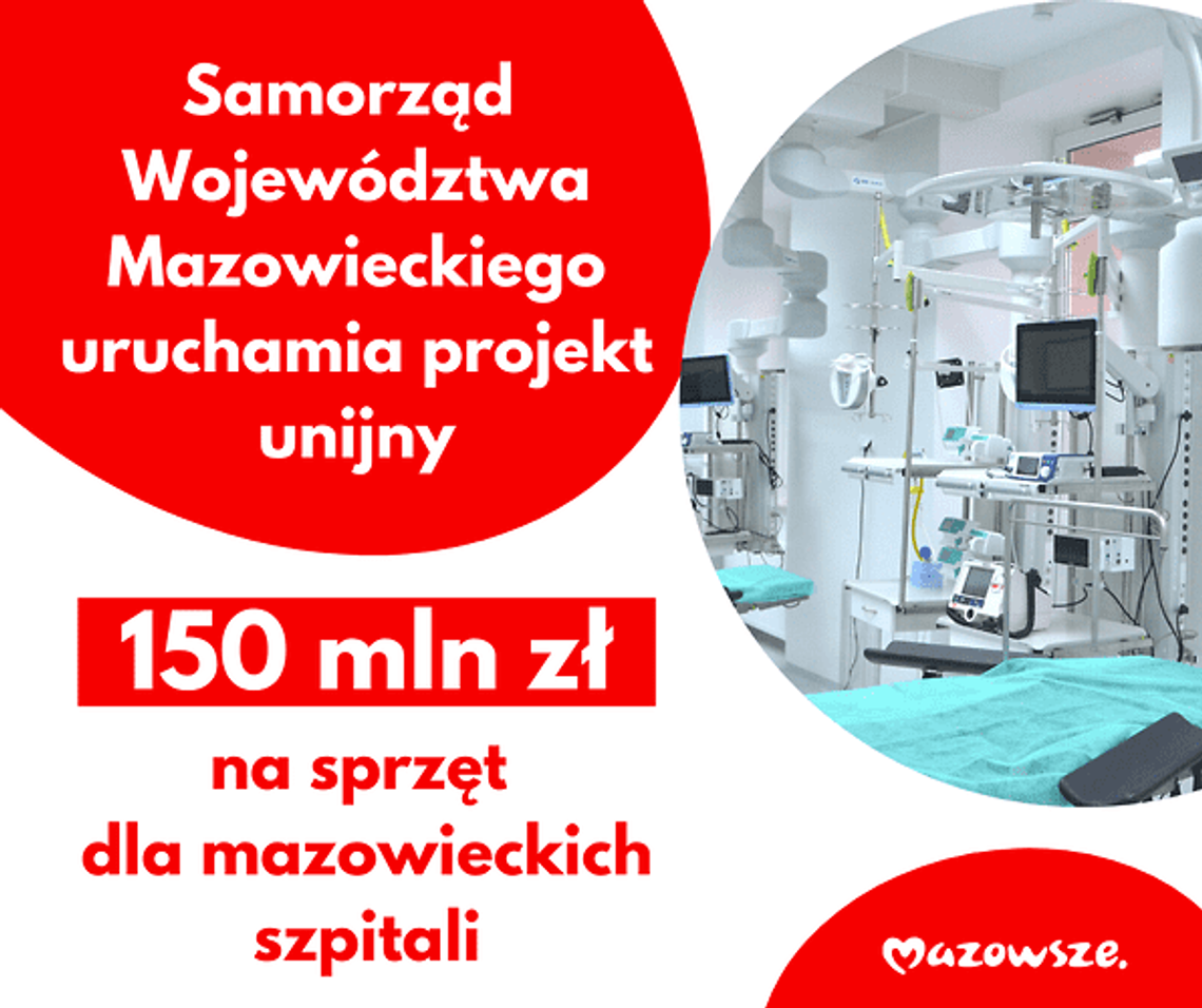 Sprzęt medyczny trafia do szpitali